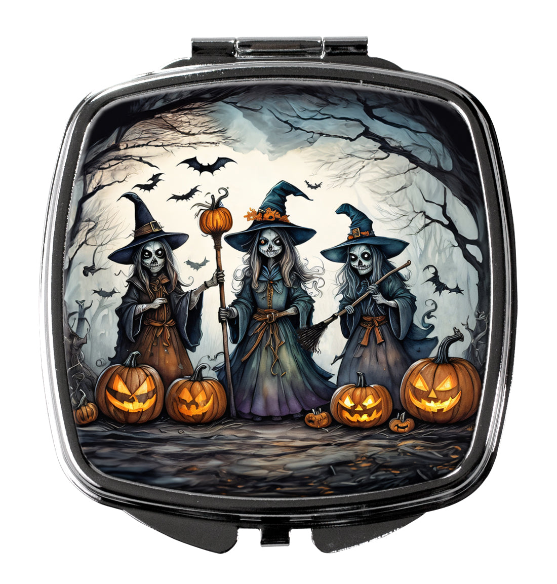 3 x 2.75 in. Witches Spooky Halloween Compact Mirror