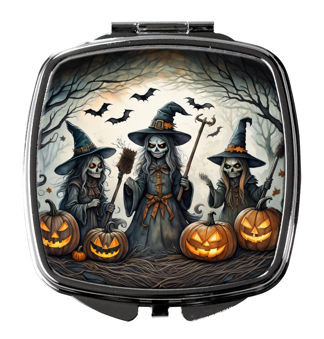 3 x 2.75 in. Witches Spooky Halloween Compact Mirror