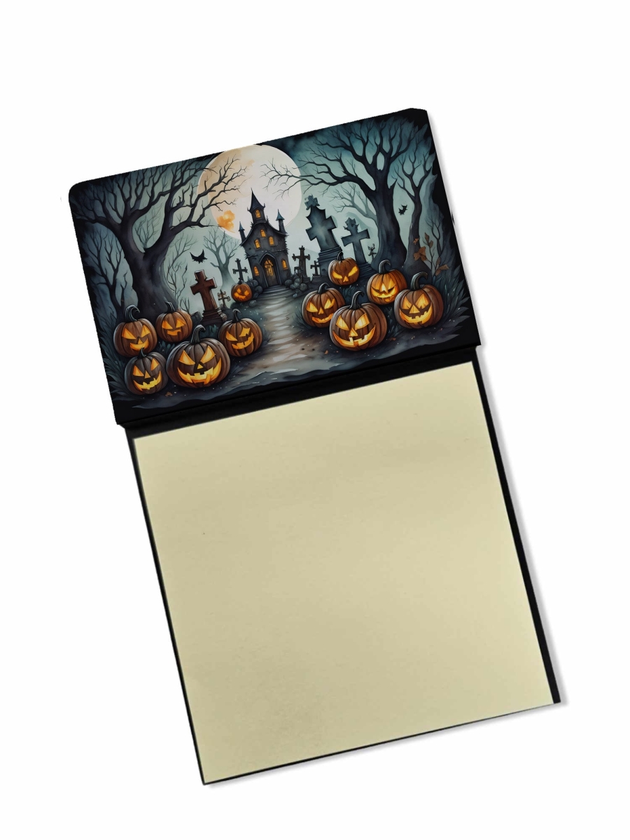 DAC2215SN 5.25 x 3.25 in. Graveyard Spooky Halloween Sticky Note Holder