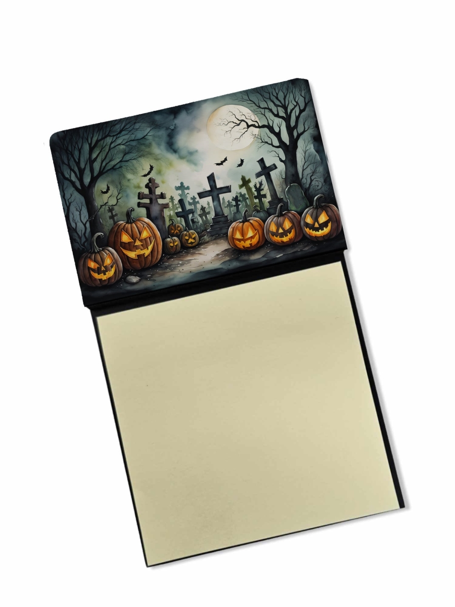 DAC2217SN 5.25 x 3.25 in. Graveyard Spooky Halloween Sticky Note Holder