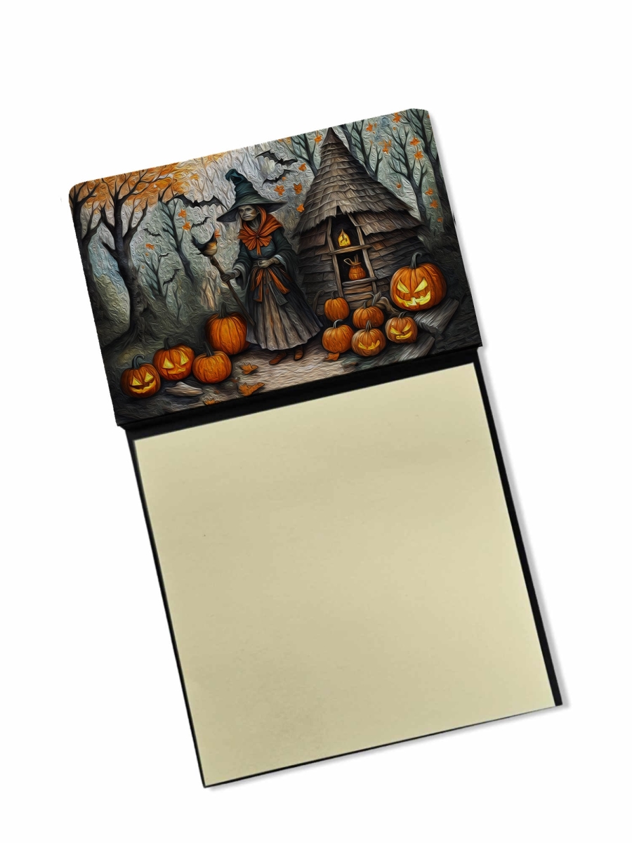 DAC2220SN 5.25 x 3.25 in. Slavic Witch Spooky Halloween Sticky Note Holder