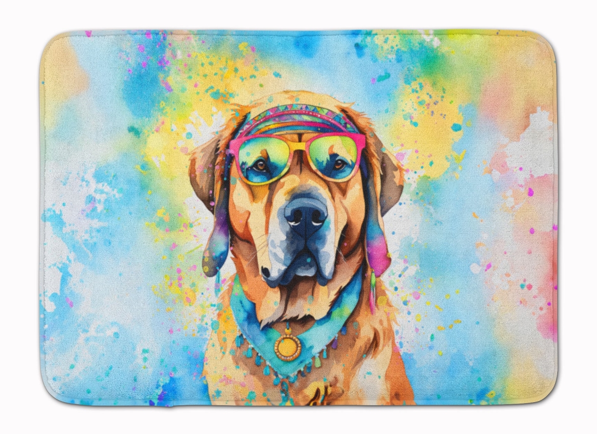 19 x 27 in. Mastiff Hippie Dawg Memory Foam Kitchen Mat