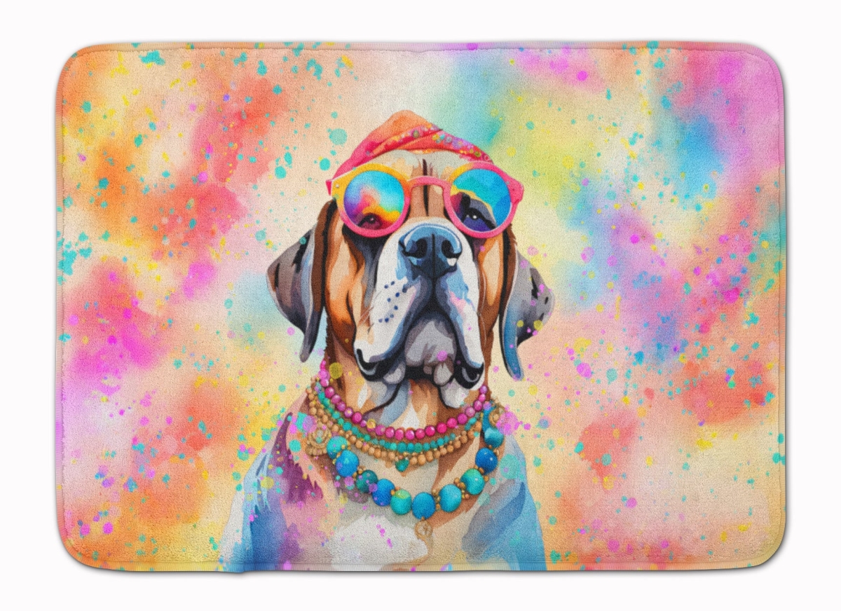 19 x 27 in. Mastiff Hippie Dawg Memory Foam Kitchen Mat