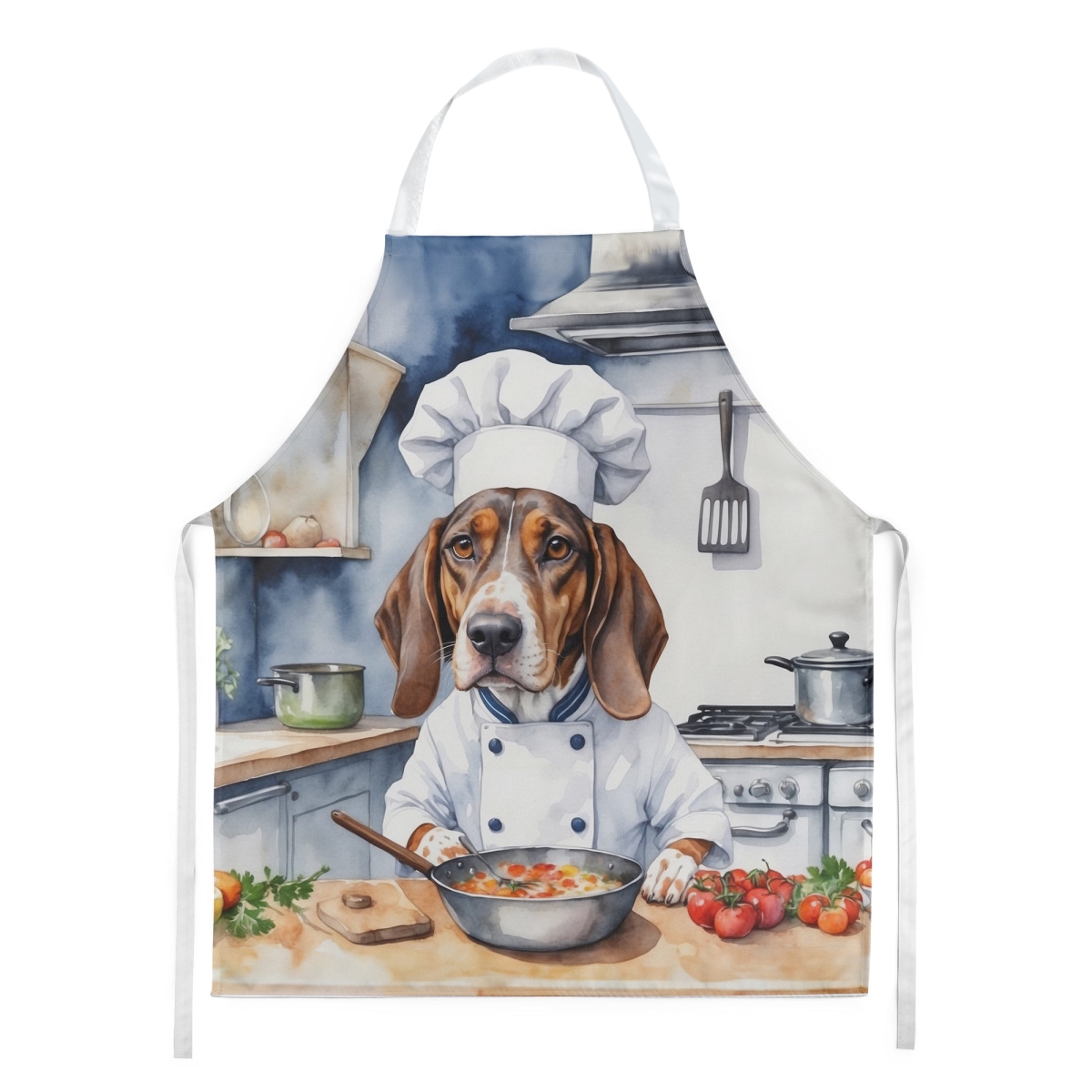 Picture of Carolines Treasures DAC6186APRON 30 x 27 in. American English Coonhound The Chef Apron