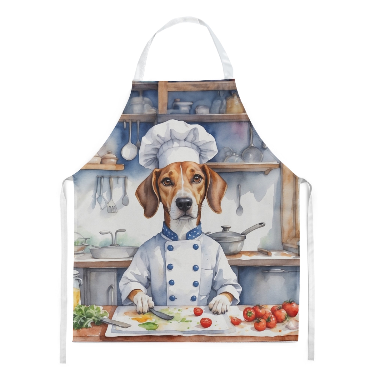 Picture of Carolines Treasures DAC6188APRON 30 x 27 in. American Foxhound The Chef Apron
