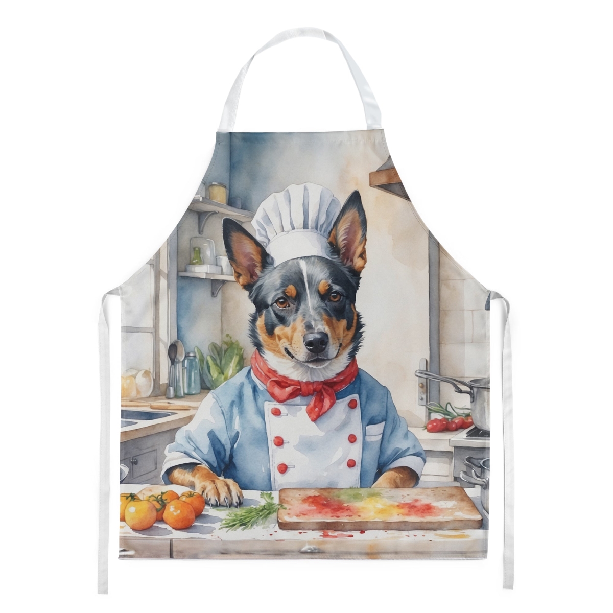 Picture of Carolines Treasures DAC6192APRON 30 x 27 in. Australian Cattle Dog The Chef Apron