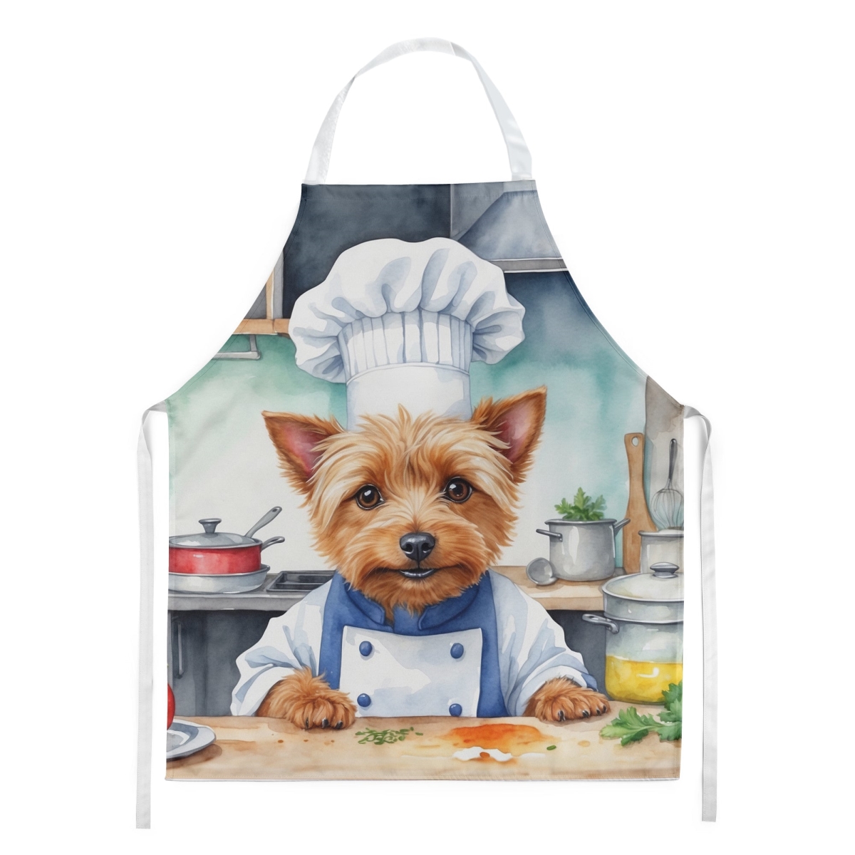 Picture of Carolines Treasures DAC6194APRON 30 x 27 in. Australian Terrier The Chef Apron