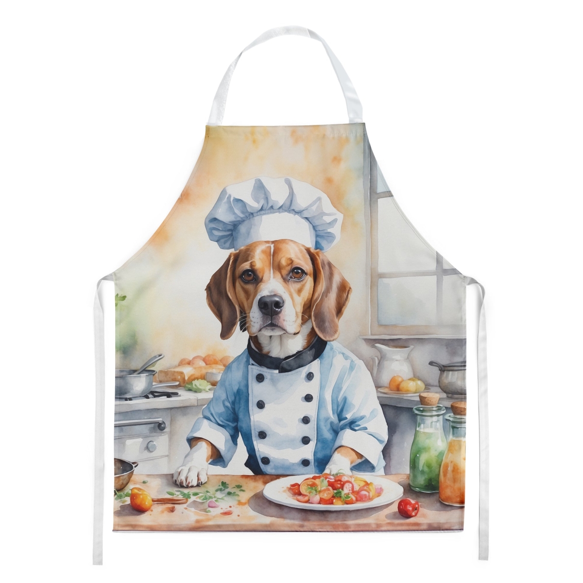 Picture of Carolines Treasures DAC6197APRON 30 x 27 in. Beagle The Chef Apron