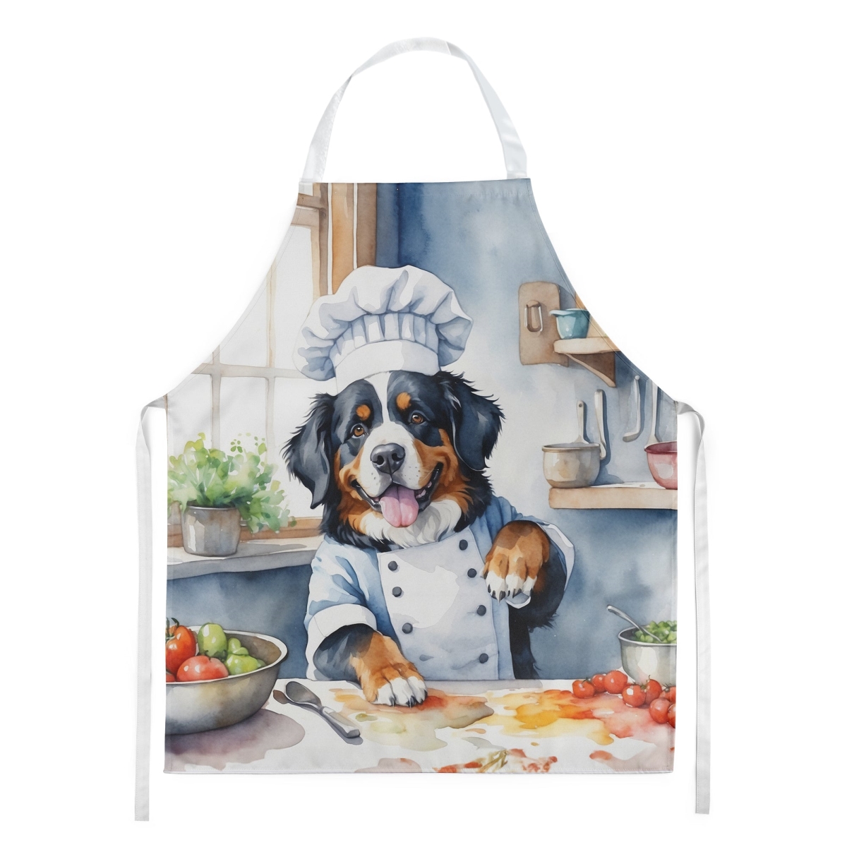 Picture of Carolines Treasures DAC6206APRON 30 x 27 in. Bernese Mountain Dog The Chef Apron