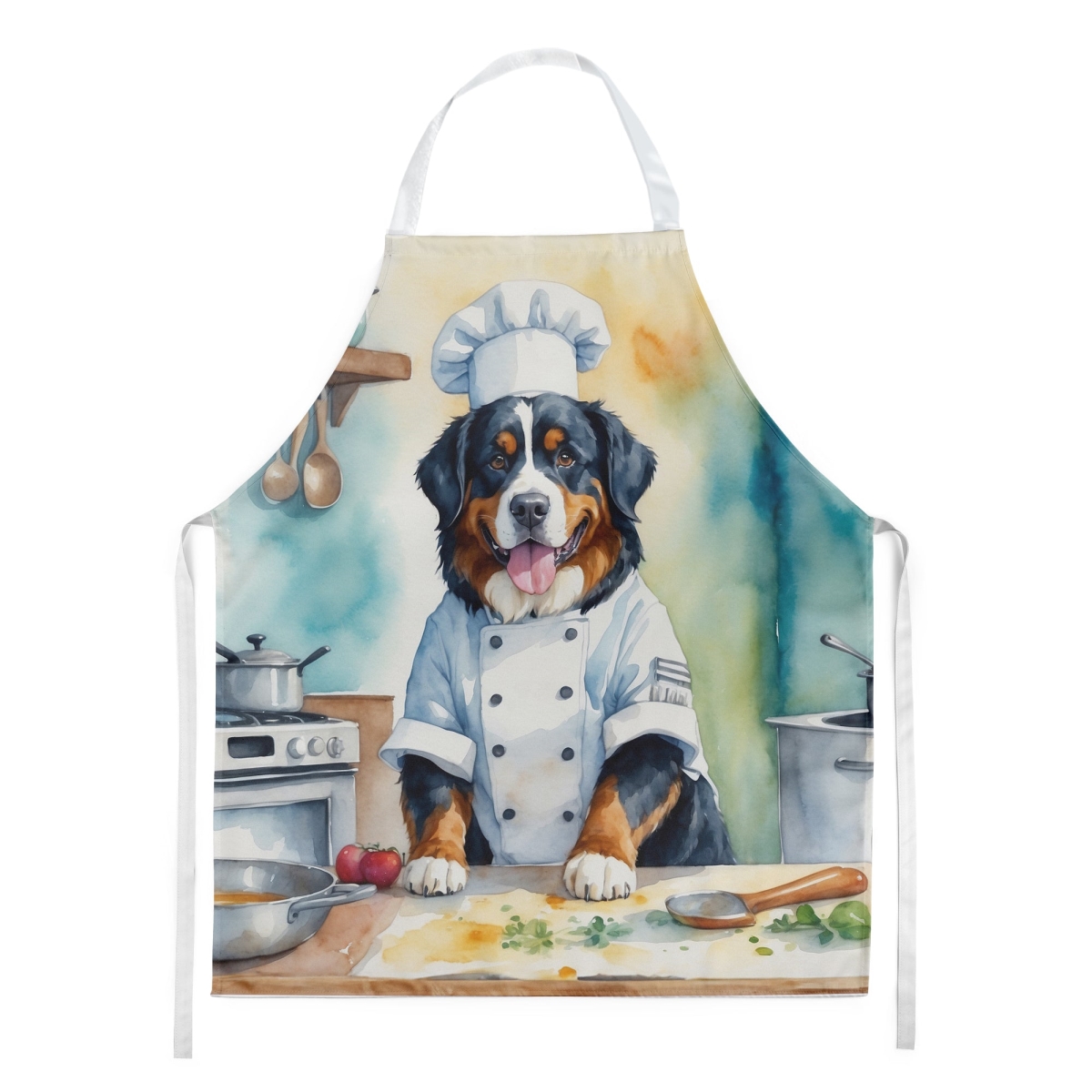 Picture of Carolines Treasures DAC6207APRON 30 x 27 in. Bernese Mountain Dog The Chef Apron