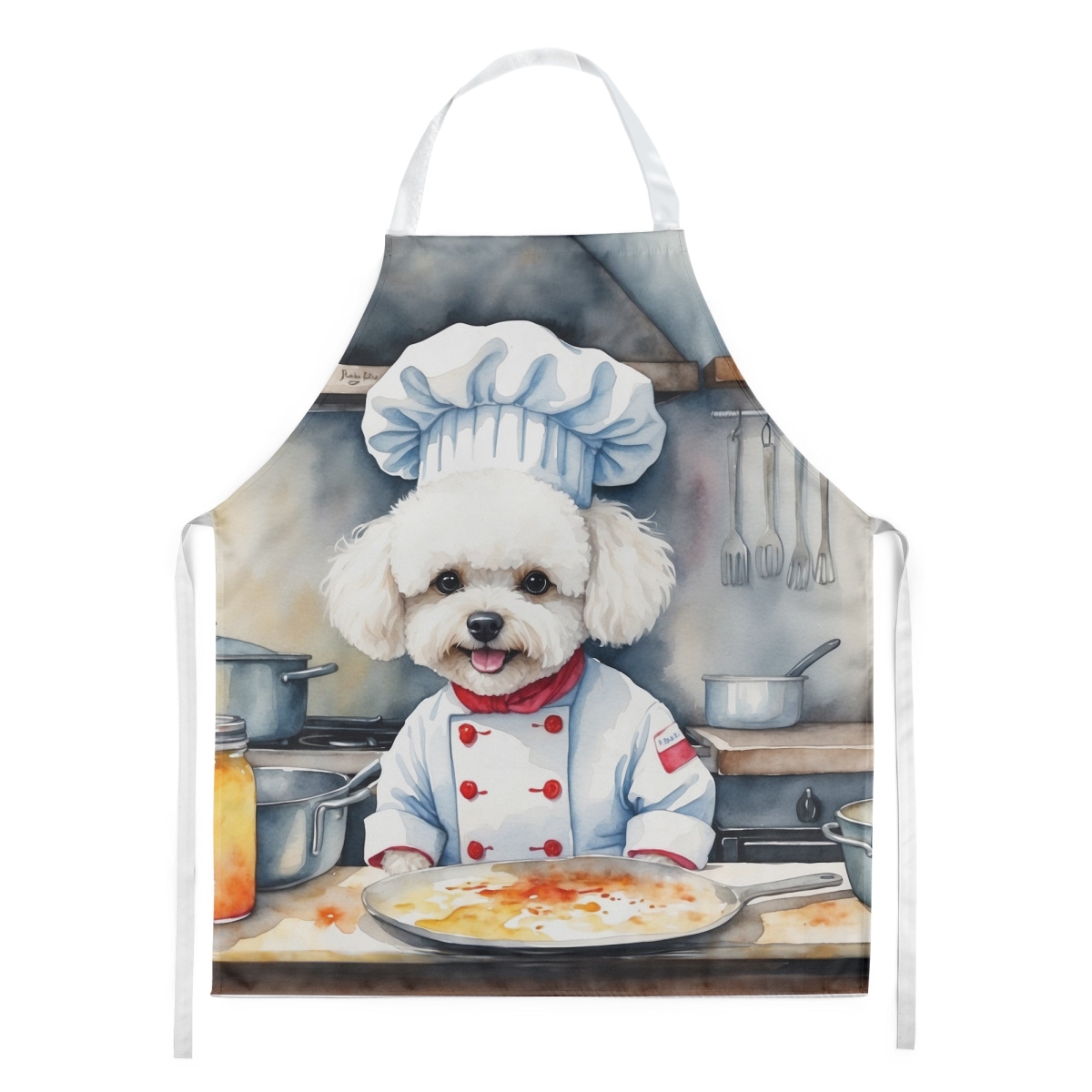 Picture of Carolines Treasures DAC6208APRON 30 x 27 in. Bichon Frise The Chef Apron