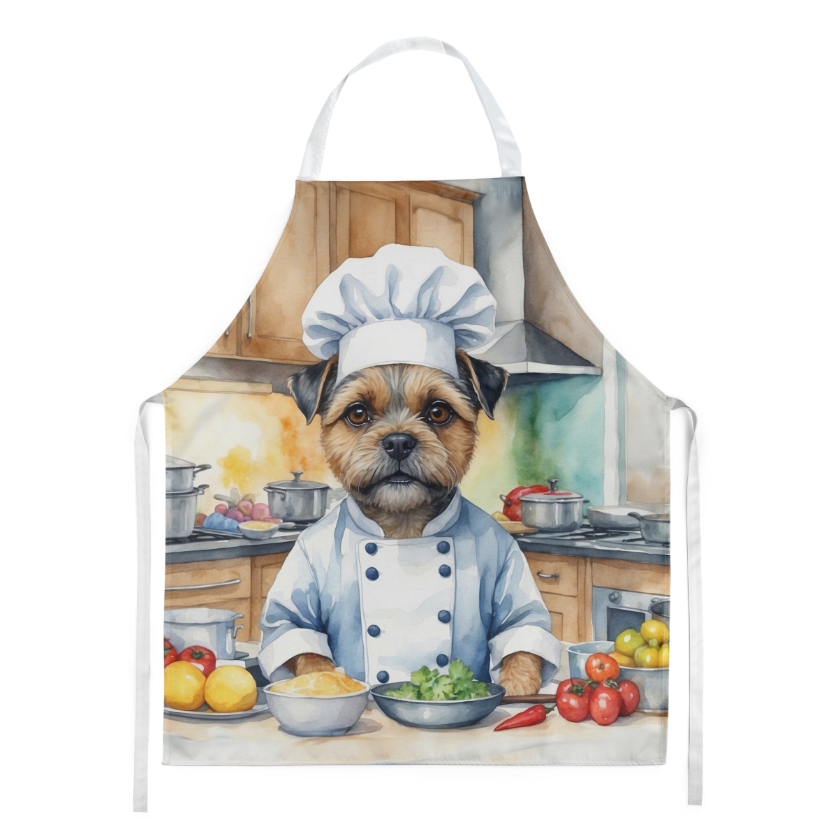Picture of Carolines Treasures DAC6213APRON 30 x 27 in. Border Terrier The Chef Apron
