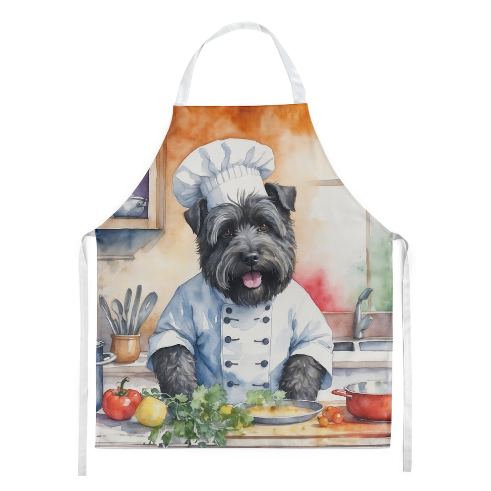 Picture of Carolines Treasures DAC6217APRON 30 x 27 in. Bouvier des Flandres The Chef Apron