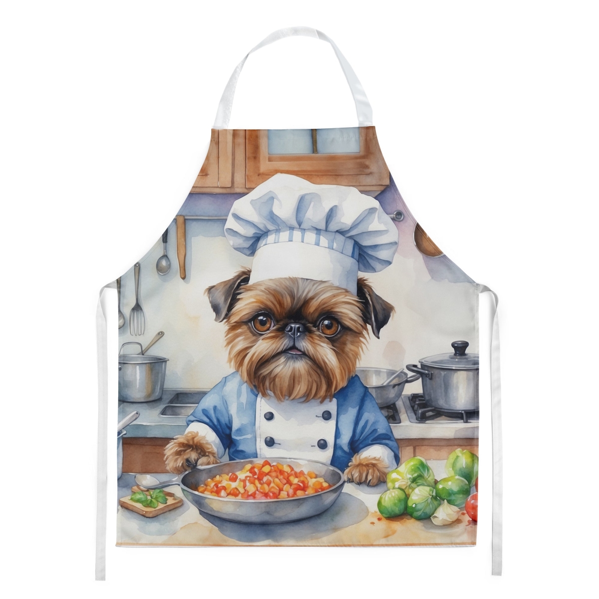 Picture of Carolines Treasures DAC6222APRON 30 x 27 in. Brussels Griffon The Chef Apron