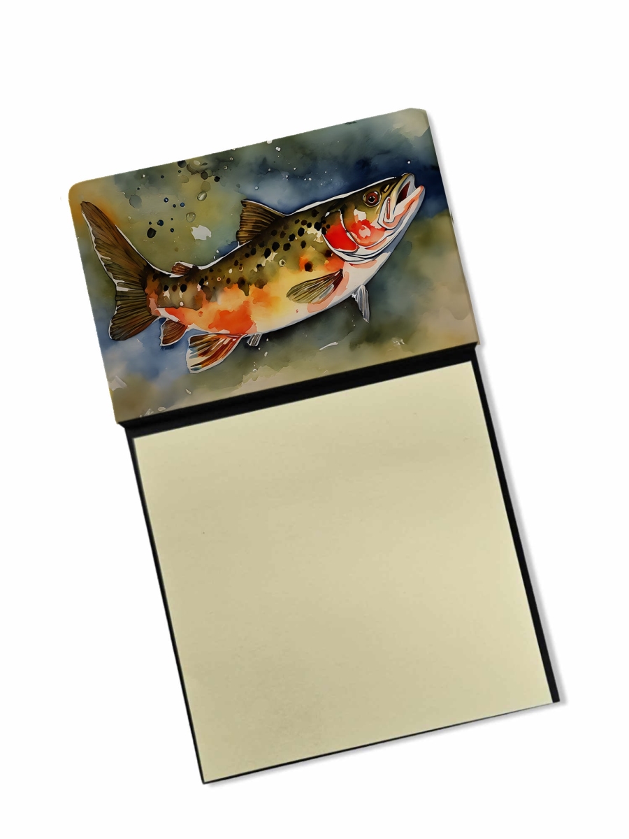 DAC2776SN 5.25 x 3.25 in. Brook Trout Sticky Note Holder