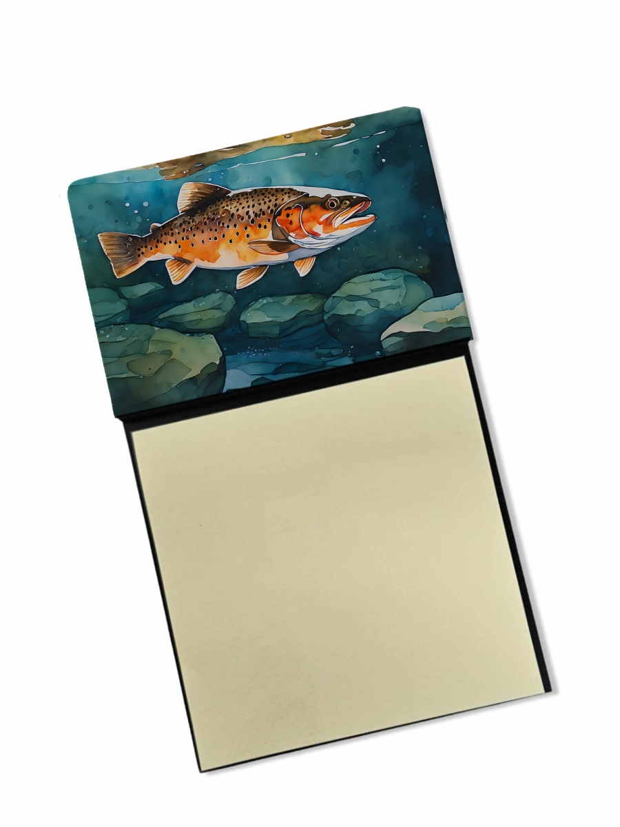 DAC2778SN 5.25 x 3.25 in. Brown Trout Sticky Note Holder