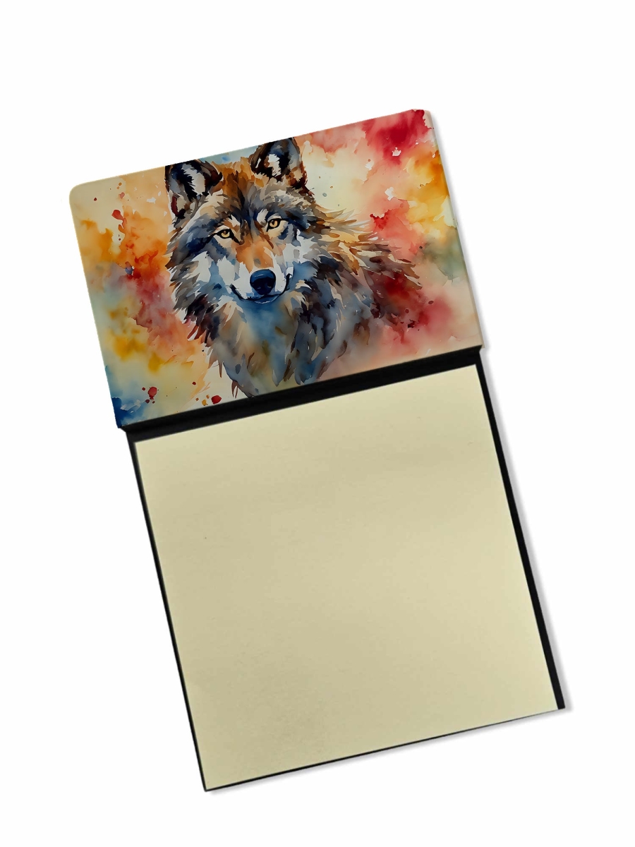 DAC3002SN 5.25 x 3.25 in. Wolves Wolf Sticky Note Holder