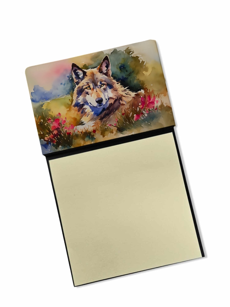 DAC3003SN 5.25 x 3.25 in. Wolves Wolf Sticky Note Holder