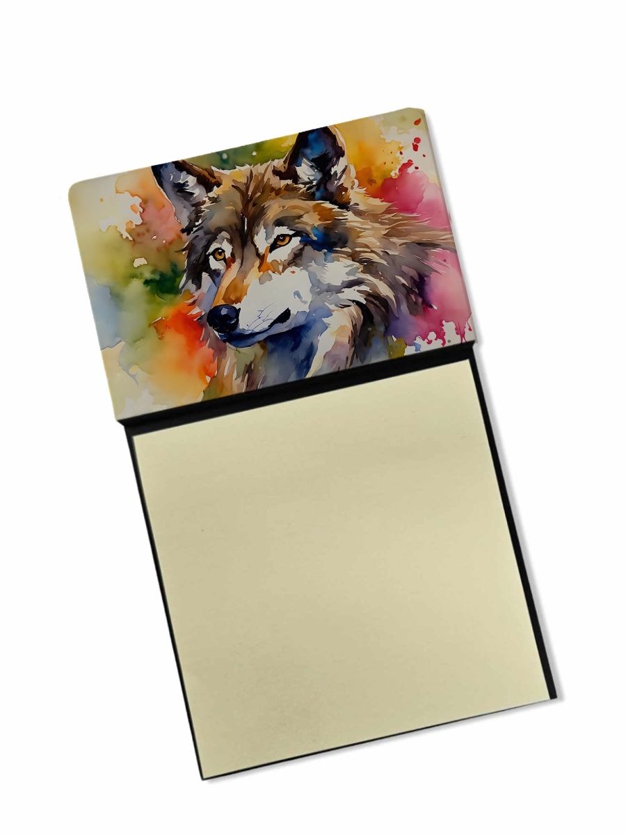 DAC3006SN 5.25 x 3.25 in. Wolves Wolf Sticky Note Holder