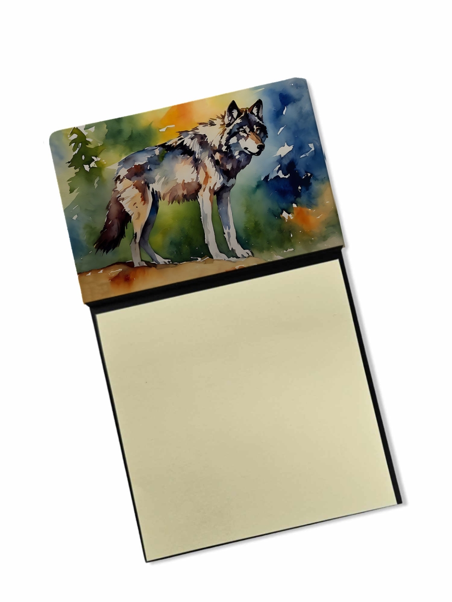 DAC3007SN 5.25 x 3.25 in. Wolves Wolf Sticky Note Holder