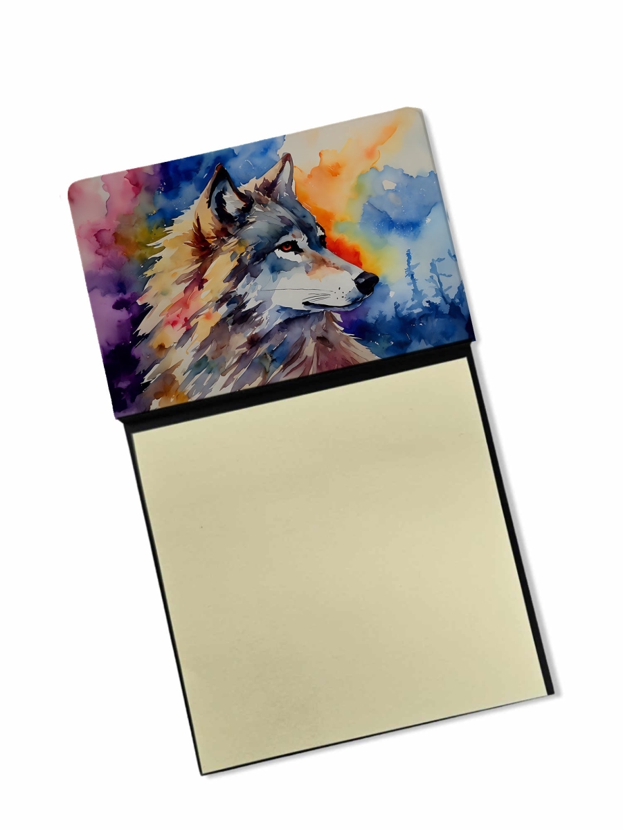 DAC3008SN 5.25 x 3.25 in. Wolves Wolf Sticky Note Holder