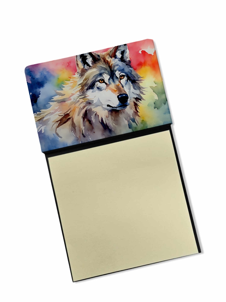 DAC3009SN 5.25 x 3.25 in. Wolves Wolf Sticky Note Holder