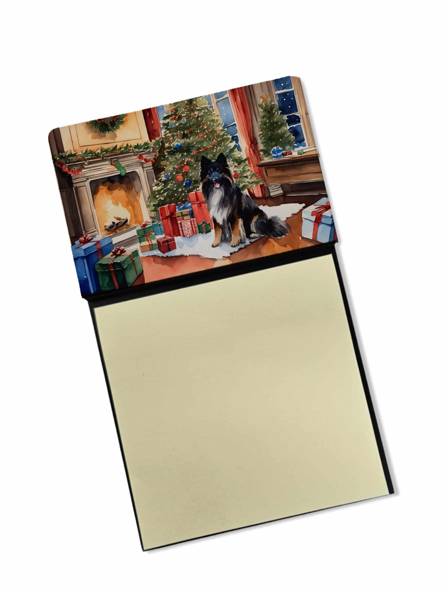 DAC2691SN 5.25 x 3.25 in. Keeshond Cozy Christmas Sticky Note Holder