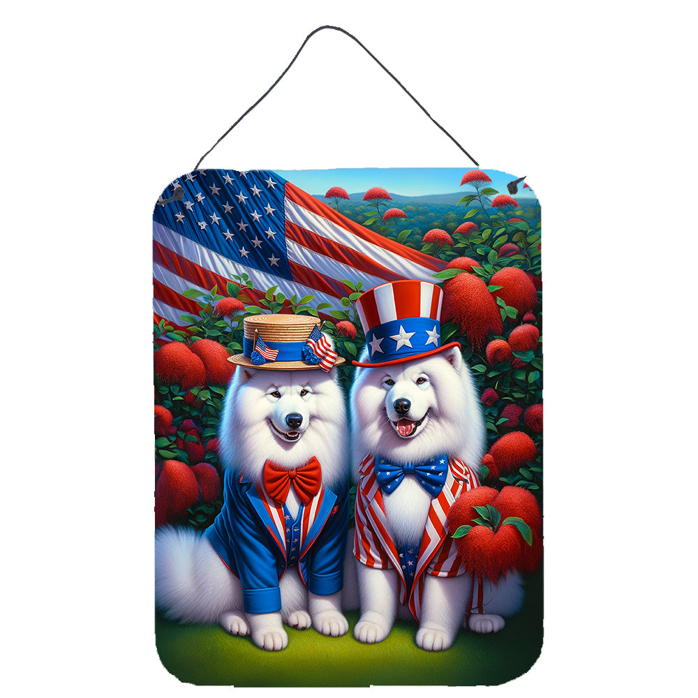 16 x 12 in. All American Samoyed Wall or Door Hanging Prints