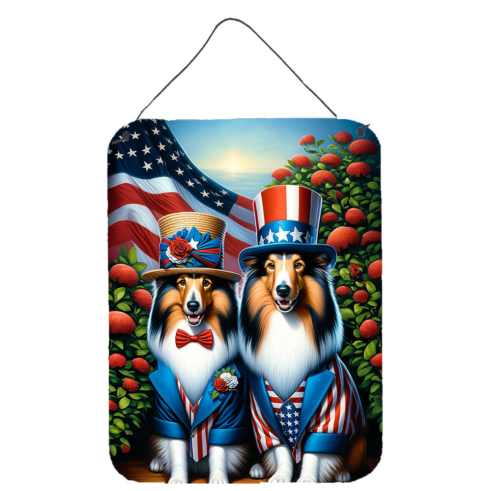 16 x 12 in. All American Sheltie Wall or Door Hanging Prints