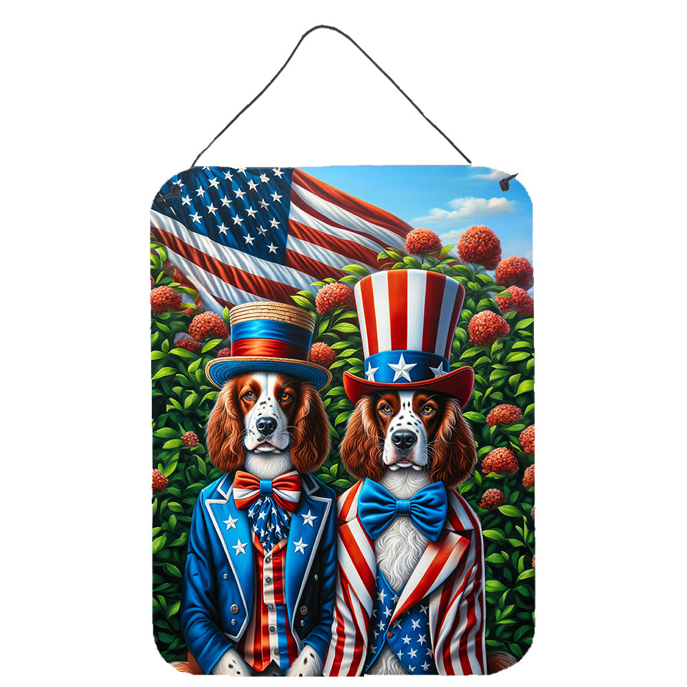16 x 12 in. All American Welsh Springer Spaniel Wall or Door Hanging Prints