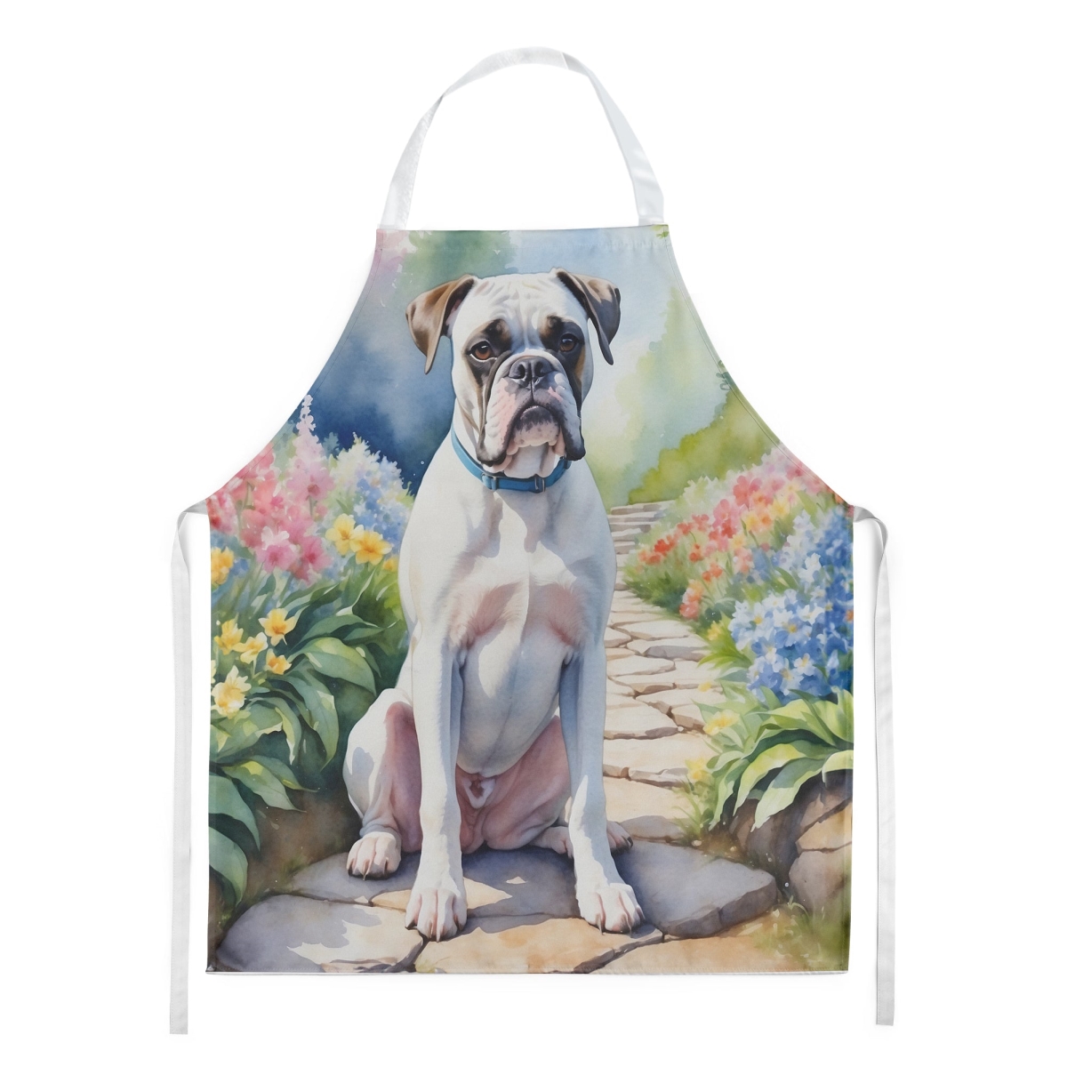 30 x 27 in. White Boxer Spring Path Apron