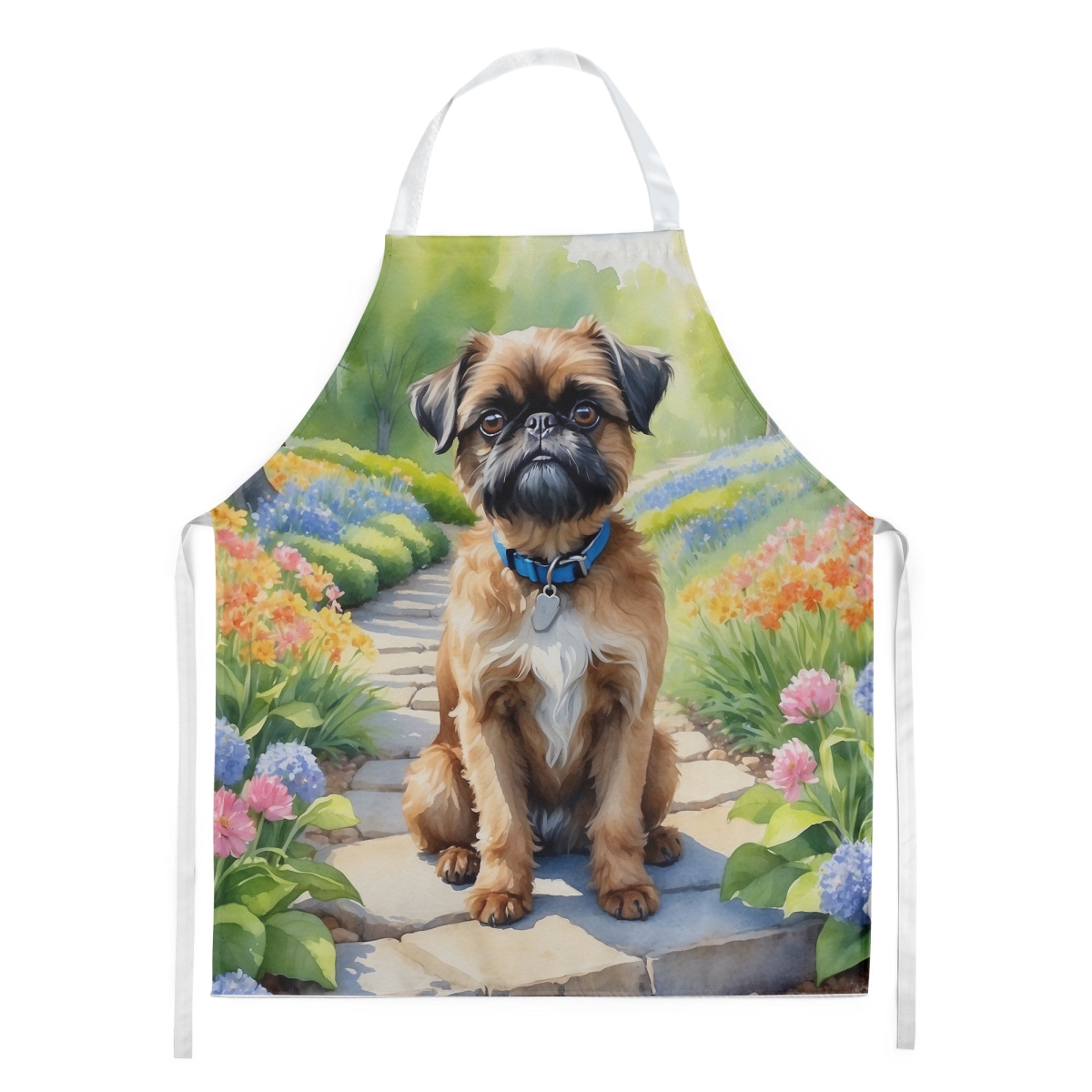 30 x 27 in. Brussels Griffon Spring Path Apron