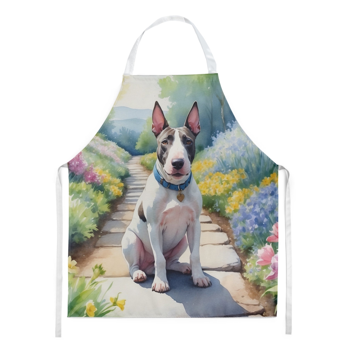 30 x 27 in. Bull Terrier Spring Path Apron