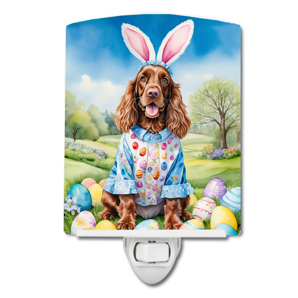DAC5024CNL 6 x 4 in. English Cocker Spaniel Easter Egg Hunt Ceramic Night Light