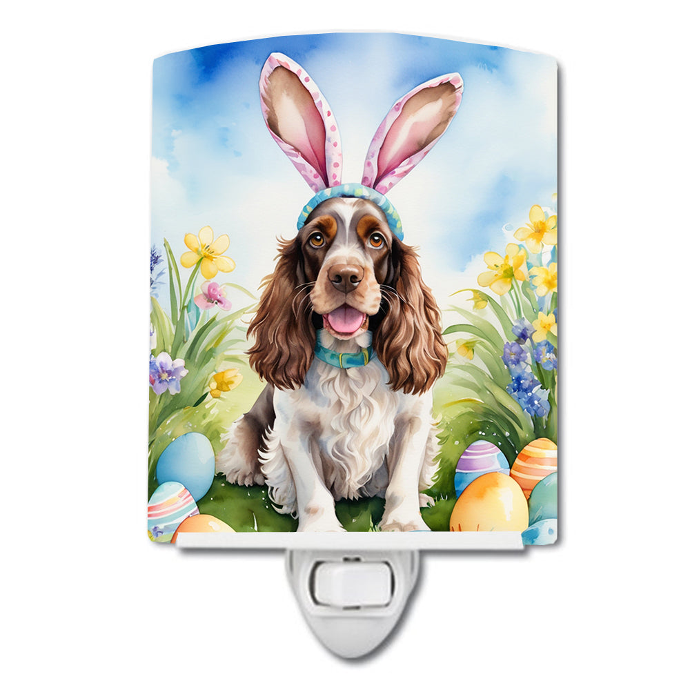 DAC5025CNL 6 x 4 in. English Cocker Spaniel Easter Egg Hunt Ceramic Night Light