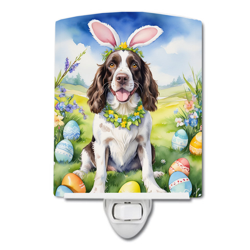 DAC5030CNL 6 x 4 in. English Springer Spaniel Easter Egg Hunt Ceramic Night Light