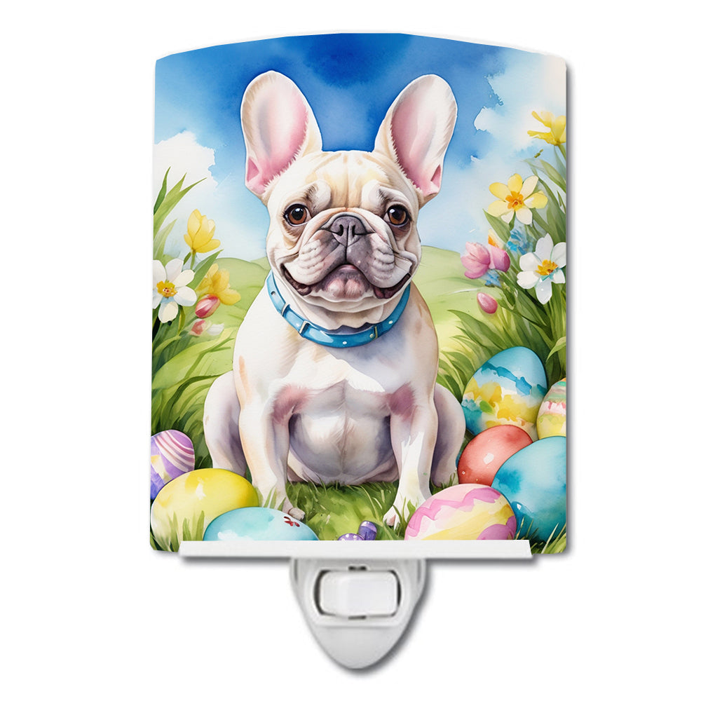 DAC5040CNL 6 x 4 in. French Bulldog Easter Egg Hunt Ceramic Night Light