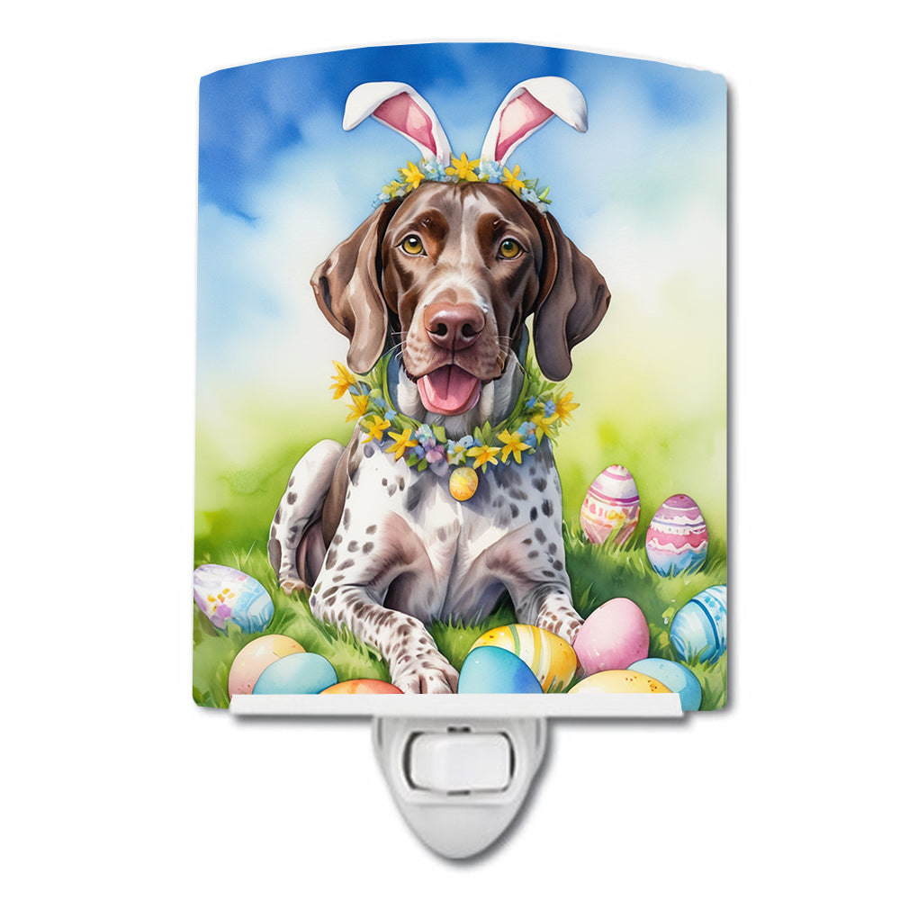 DAC5047CNL 6 x 4 in. German Shorthaired Pointer Easter Egg Hunt Ceramic Night Light