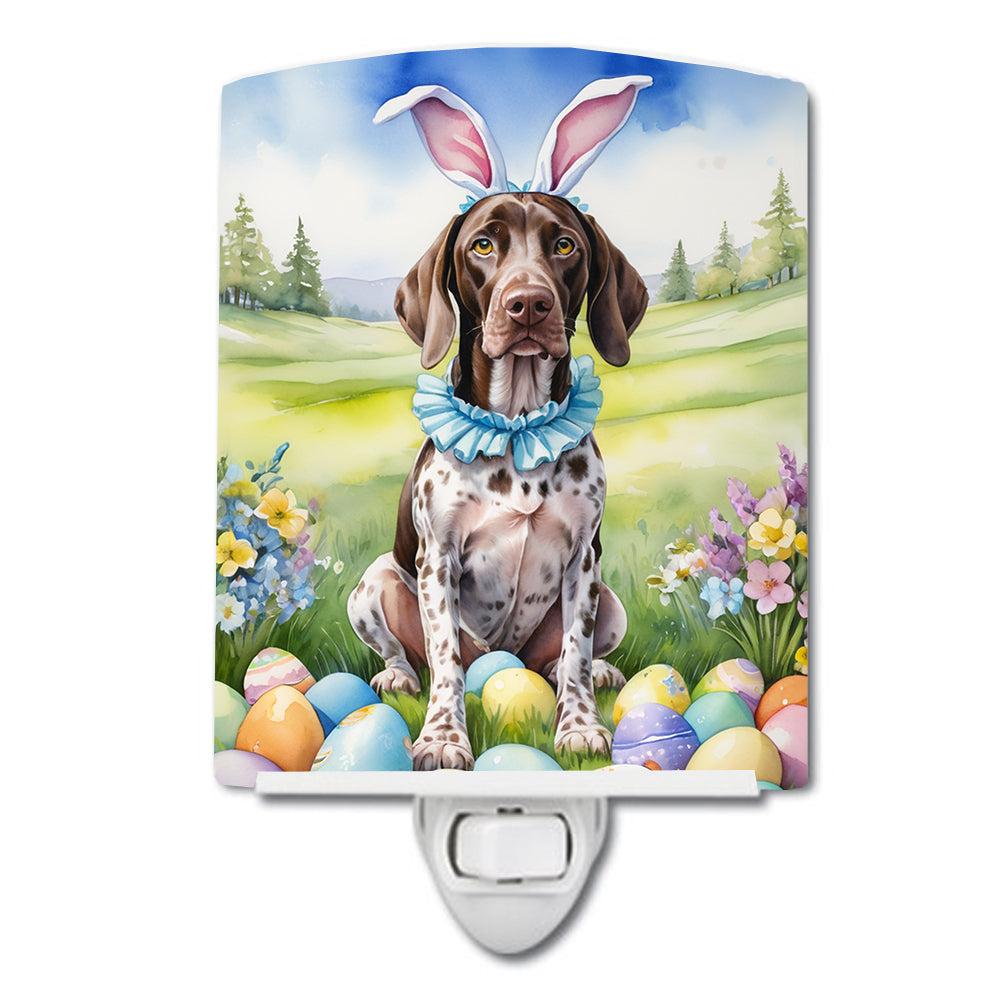 6 x 4 in. German Shorthaired Pointer Easter Egg Hunt Ceramic Night Light