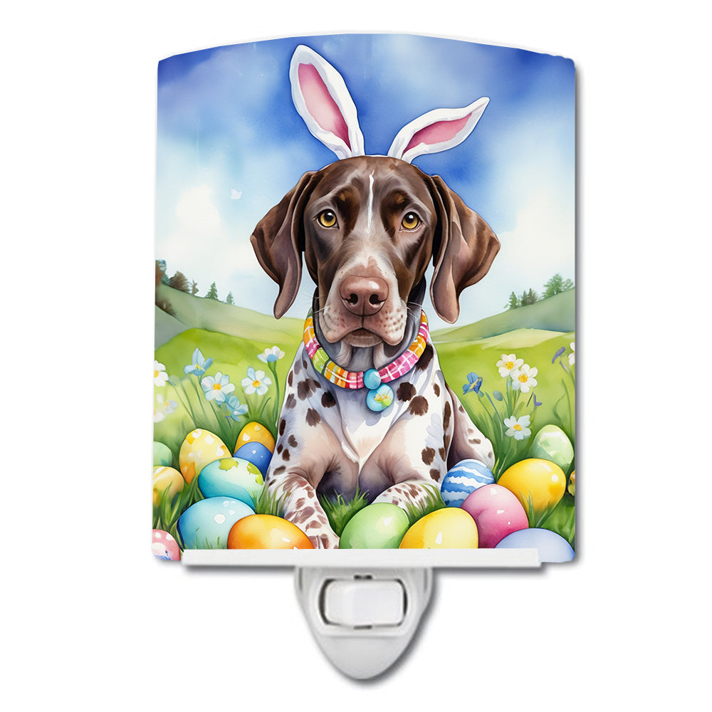 6 x 4 in. German Shorthaired Pointer Easter Egg Hunt Ceramic Night Light