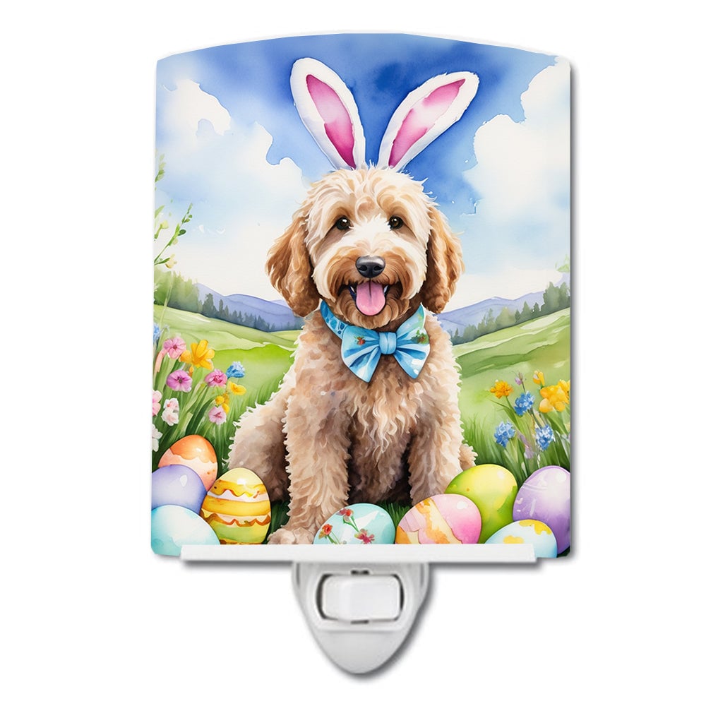 DAC5058CNL 6 x 4 in. Goldendoodle Easter Egg Hunt Ceramic Night Light