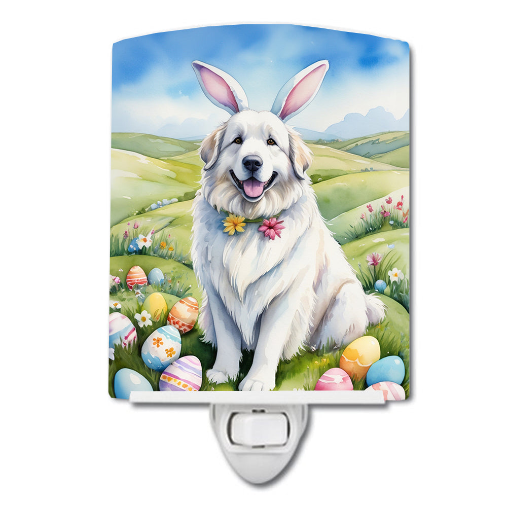 DAC5066CNL 6 x 4 in. Great Pyrenees Easter Egg Hunt Ceramic Night Light