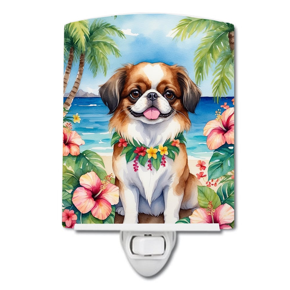 DAC6457CNL 6 x 4 in. Japanese Chin Luau Ceramic Night Light