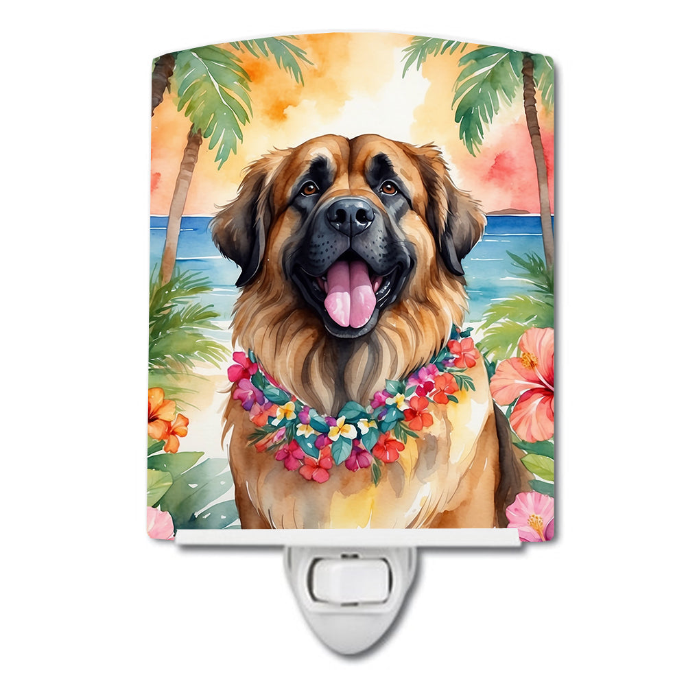 DAC6468CNL 6 x 4 in. Leonberger Luau Ceramic Night Light