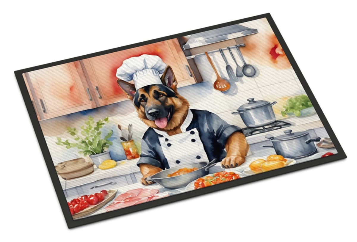 18 x 27 in. German Shepherd The Chef Doormat