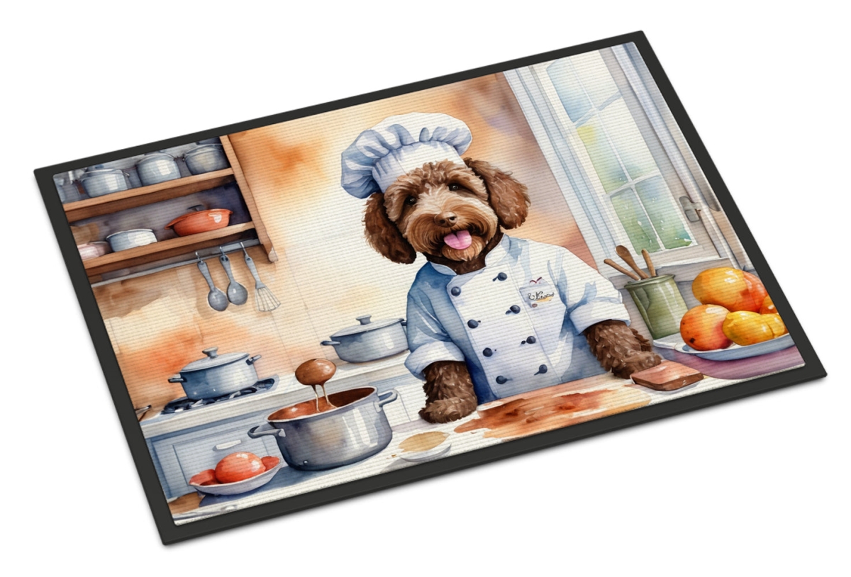 DAC6279MAT 18 x 27 in. Labradoodle The Chef Doormat