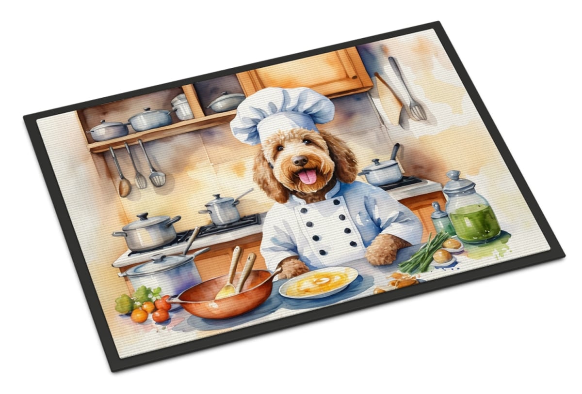 DAC6280MAT 18 x 27 in. Labradoodle The Chef Doormat