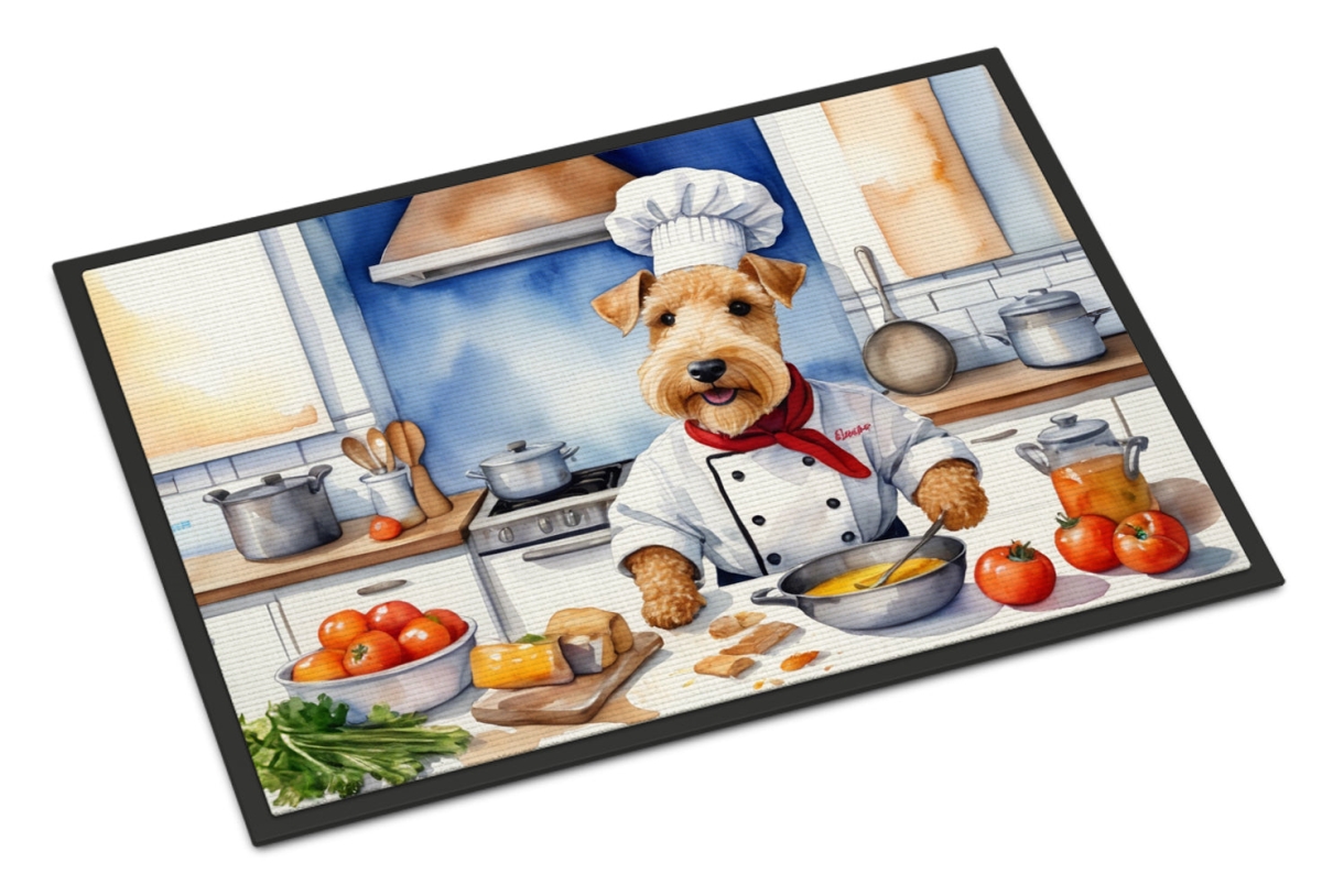 18 x 27 in. Lakeland Terrier The Chef Doormat
