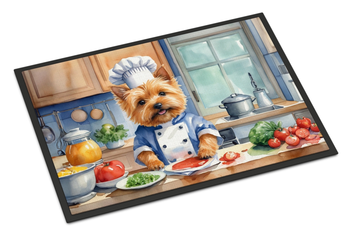 DAC6292MAT 18 x 27 in. Norwich Terrier The Chef Doormat
