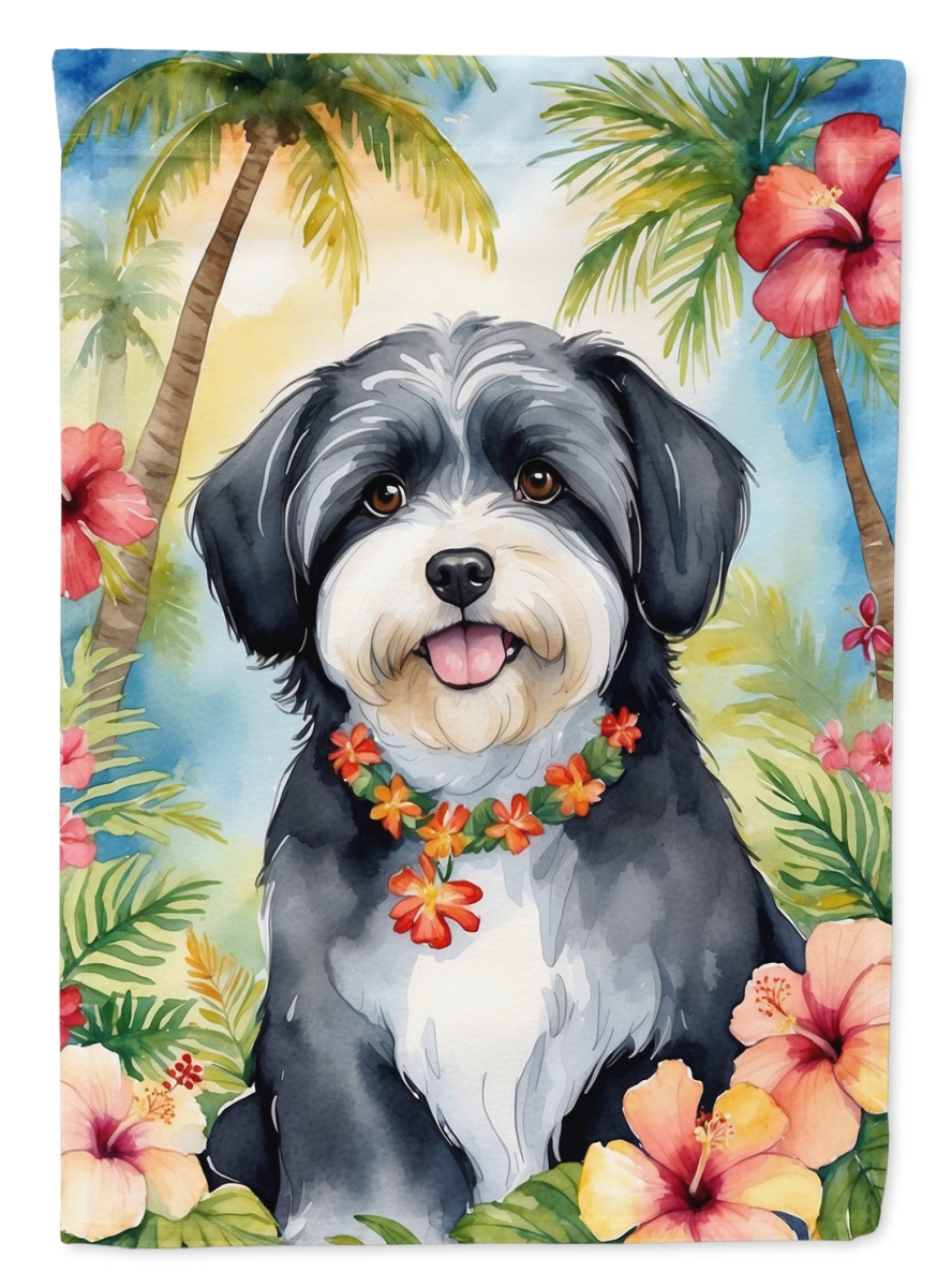 DAC6451GF 15.5 x 11.25 in. Havanese Luau Garden Flag